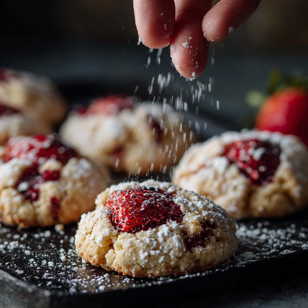 Strawberry Kiss Cookies
