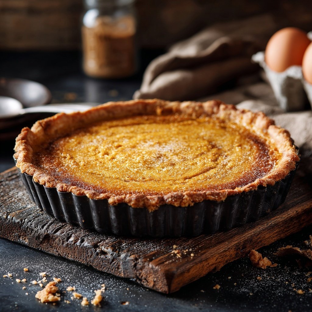 Festive Spiced Pumpkin Pie