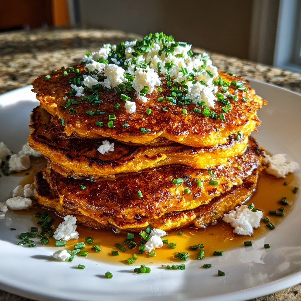 Savory Sweet Potato Pancakes