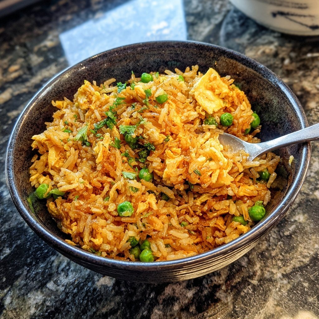 Quick 10 Minute Egg Fried Rice