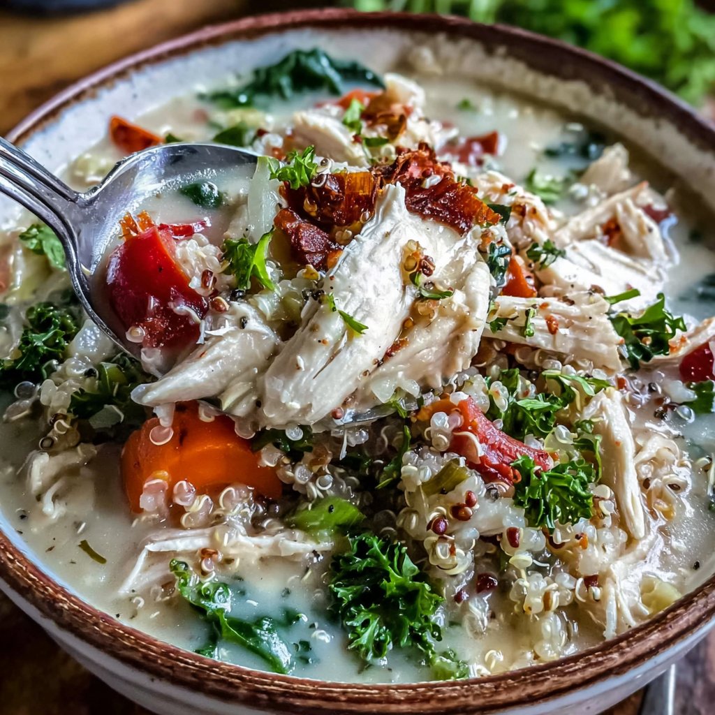 Turkey Quinoa Soup Bowl