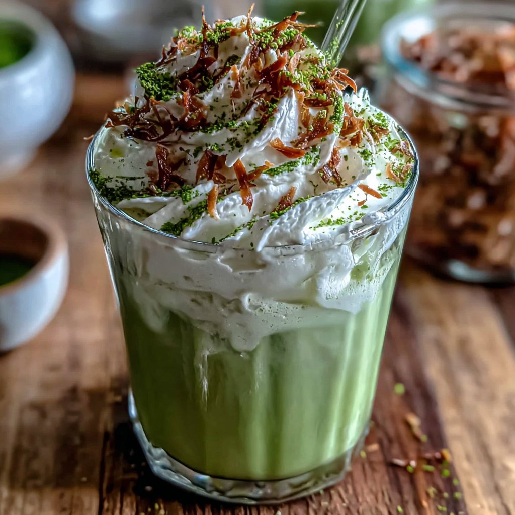 Coconut-Matcha Frappuccino