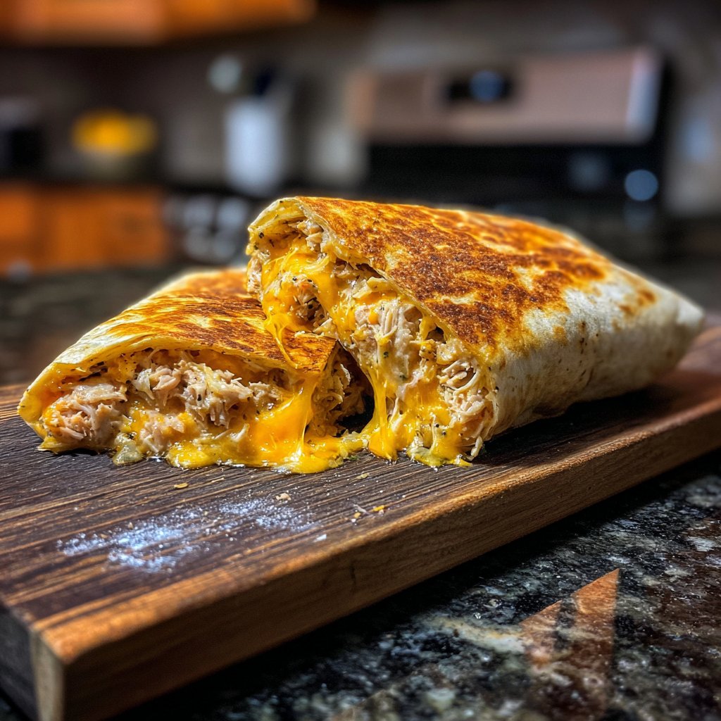 Cheesy Tuna Melt Wrap