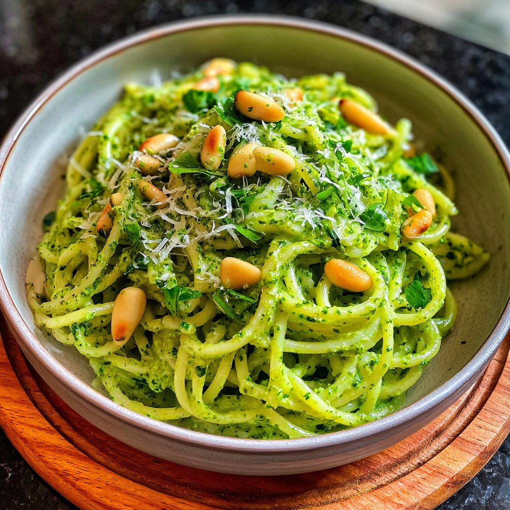 Spinach Rocket Pesto Pasta
