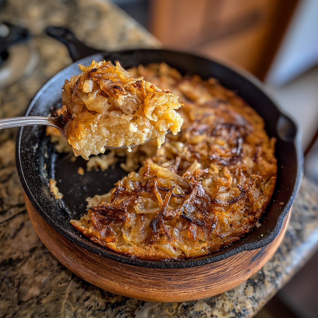 Hearty Onion Boil Skillet