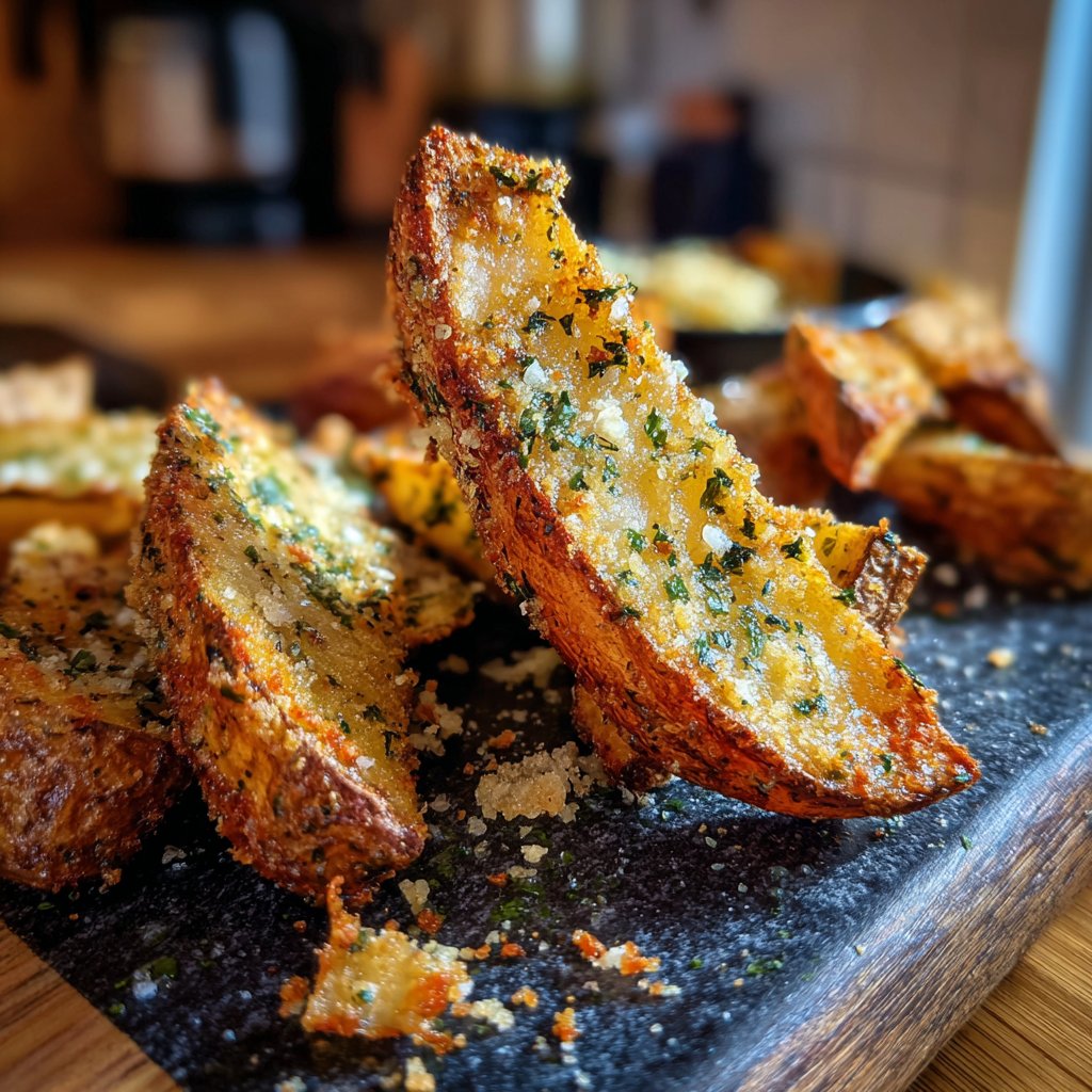 Parmesan Herb Potato Wedges