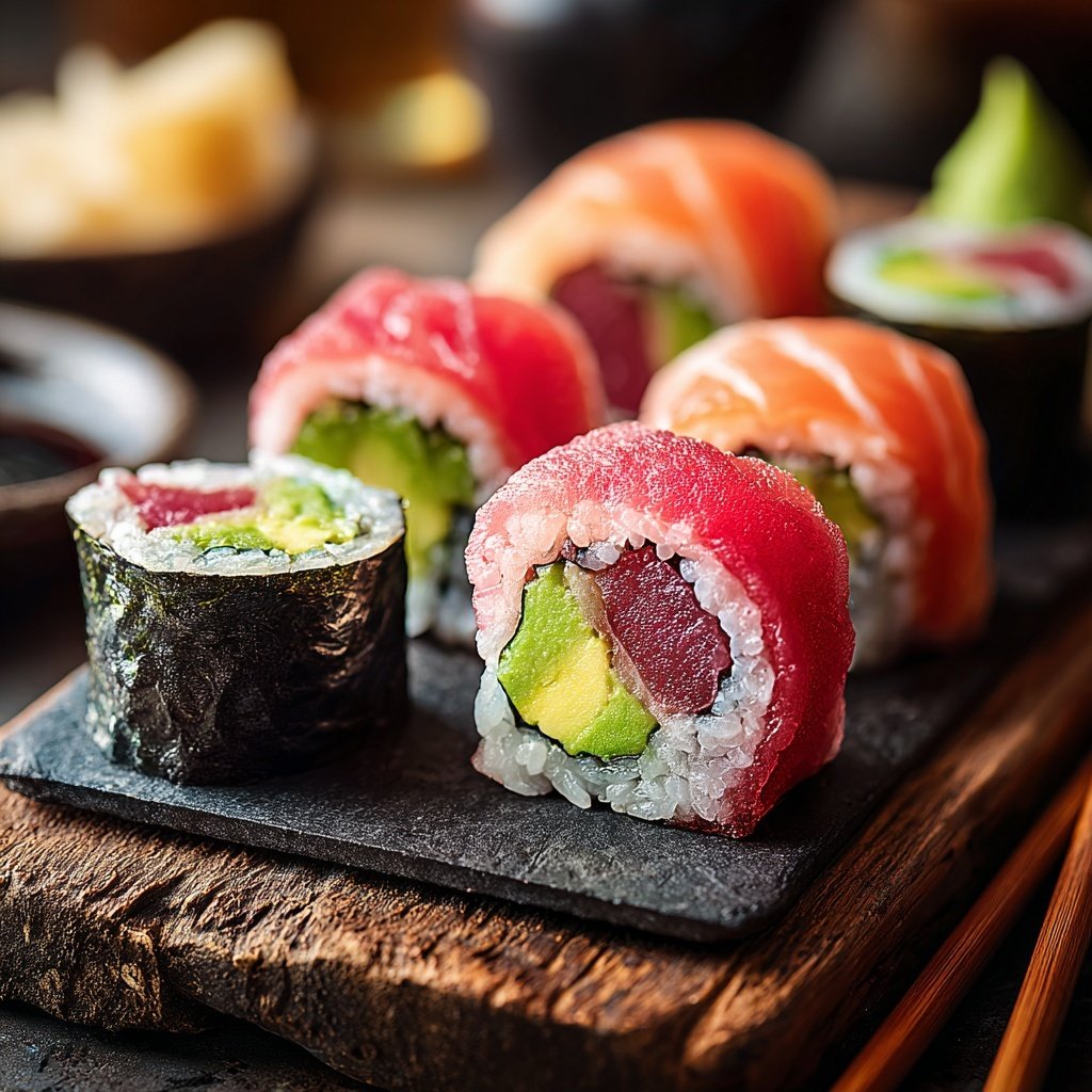 Global Japanese Sushi Rolls